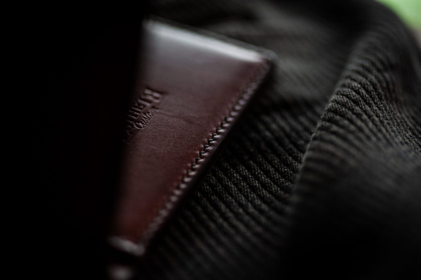 Portefeuille 6 cartes BiFold en cuir naturel